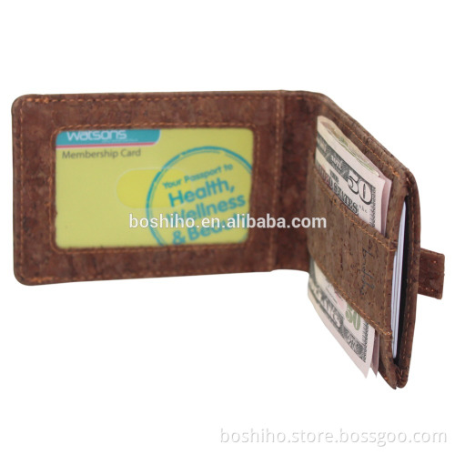 BOSHIHO Natural Christmas Gift Cork Bark Card Holder